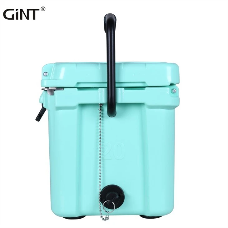 20L Good Quality Hard Plastic Ice Chest Rotomolded Cooler Box For Holiday Camping Use
