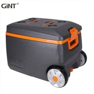 Cufă de gheață portabilă pentru bere, pe roți, de 50 l